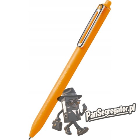 Długopis IZEE 0.7 pomarańczowy BX467-F PENTEL z tuszem low viscosity