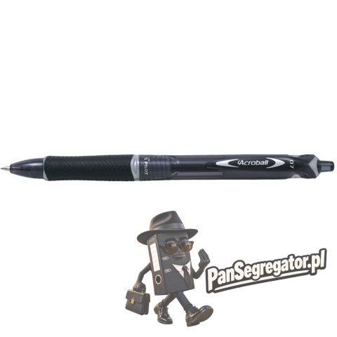 Długopis PILOT ACROBALL czarny PIBPAB-15F-B-BG