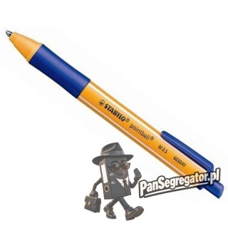Długopis STABILO POINT Ball niebieski 6030/41