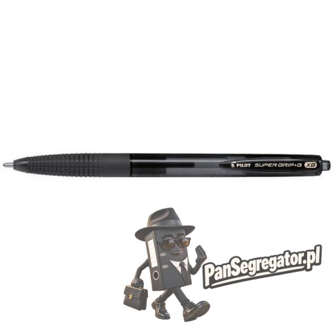 Długopis SUPER GRIP G automatyczny XB czarny PILOT PIBPGG-8R-XB-BB