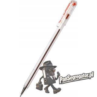 Długopis SUPERB BK77 czerwony PENTEL