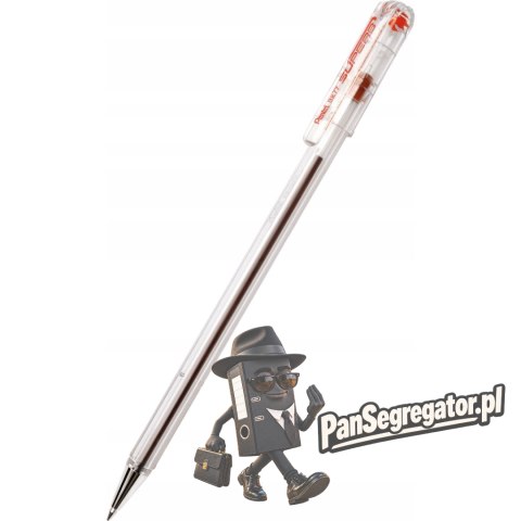 Długopis SUPERB BK77 czerwony PENTEL
