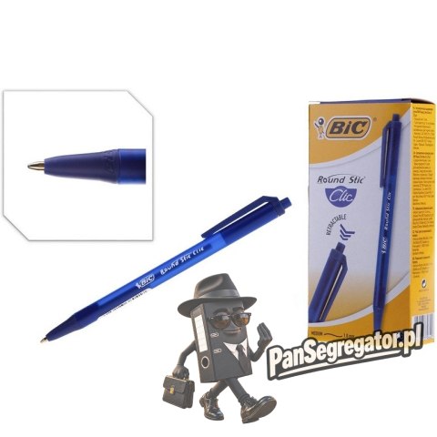 Długopis automatyczny BIC ROUND STIC CLIC niebieski 926376