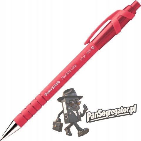 Długopis automatyczny FLEXGRIP ULTRA RT czerwony PAPER MATE S0190413