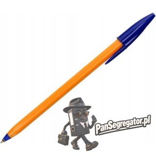 Długopis niebieski BIC ORANGE 0.7mm ekonomiczny do codziennego użytku