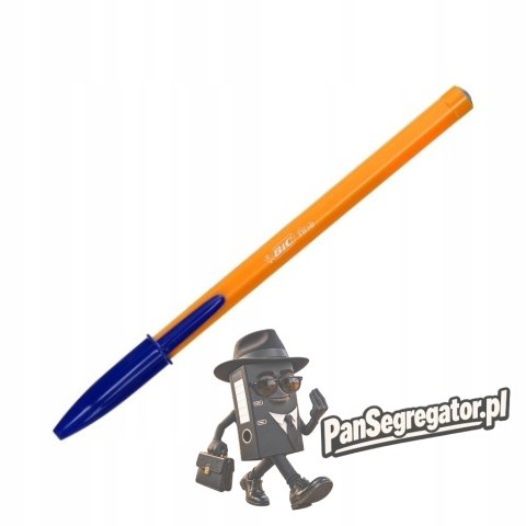 Długopis niebieski BIC ORANGE 0.7mm ekonomiczny do codziennego użytku