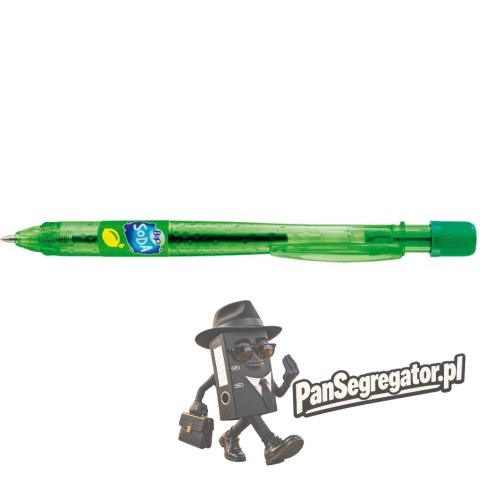 Długopis olejowy SODA BG zielona limonka PIBP-B2PS-M-LGG-BG PILOT