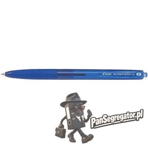 Długopis olejowy automatyczny PILOT SUPER GRIP niebieski BPGG-8R-F-LL
