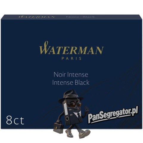 Naboje WATERMAN (8szt.) czarne S0110850