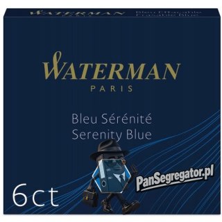 Naboje WATERMAN krótkie niebieskie S0110950