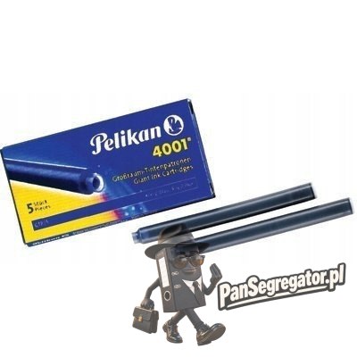 Naboje długie czarne (5szt.) 400142570 PELIKAN
