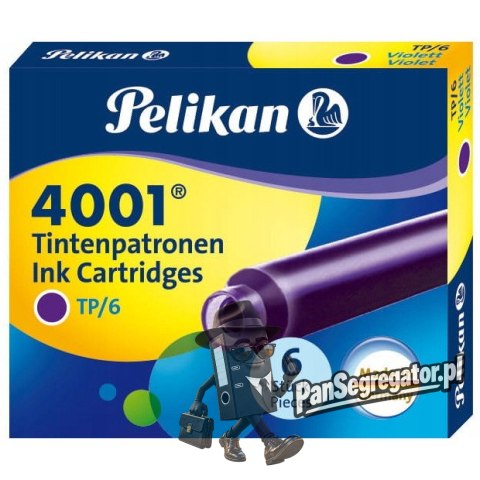 Naboje krótkie fioletowe (6szt.) 400142568 PELIKAN