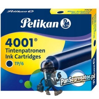Naboje krótkie granatowe (6szt.) 100435989 PELIKAN