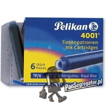 Naboje krótkie niebieskie (6szt.) 100401545 PELIKAN