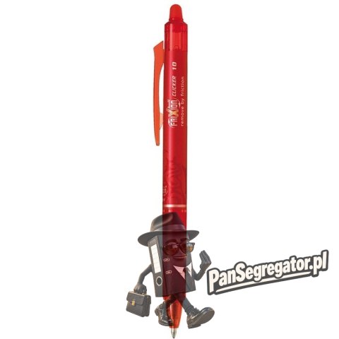 Pióro kulkowe FRIXION CLICKER 1mm czerwone PIBLRT-FR10-R PILOT