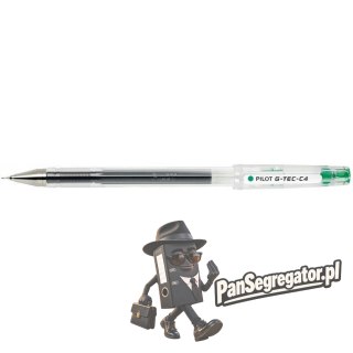 Pióro żelowe G-TEC-C4 zielone PILOT PIBL-GC4G