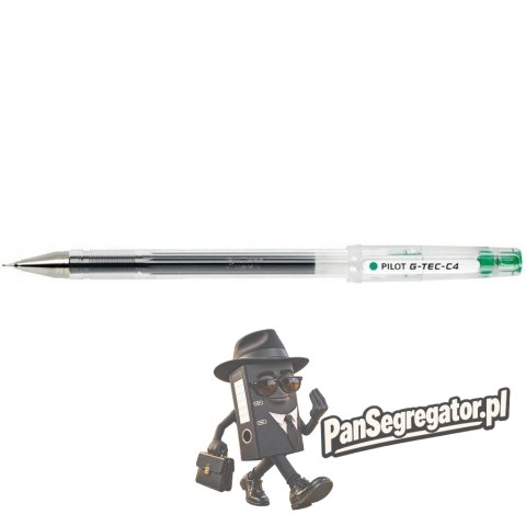 Pióro żelowe G-TEC-C4 zielone PILOT PIBL-GC4G