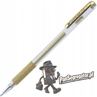 Pióro żelowe K118X złote PENTEL