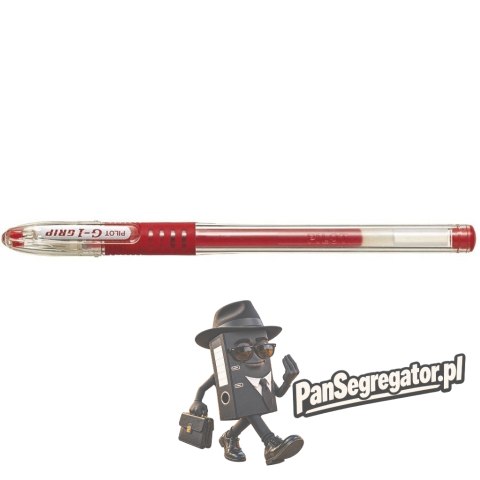 Pióro żelowe PILOT G1 GRIP czerwony PIBLGP-G1-5R