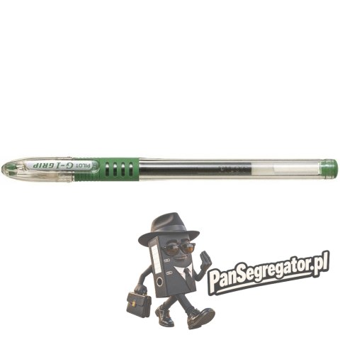 Pióro żelowe PILOT G1 GRIP zielony PIBLGP-G1-5G