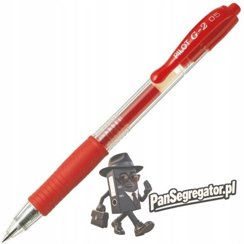 Pióro żelowe PILOT G2 czerwony PIBLG2-5R