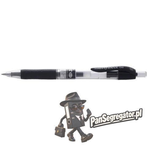 Pióro żelowe automatyczne DONG-A U-KNOCK czarne TT5029