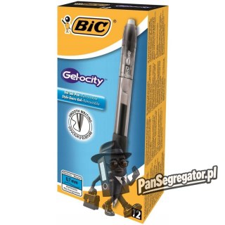 Pióro żelowe automatyczne Gelocity Gel czarny 829157 BIC