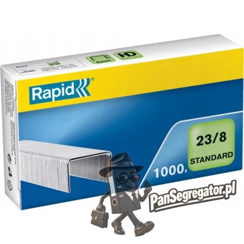 Zszywki 23/8 1M 1000szt.Stand RAPID 24869200
