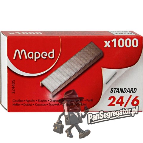 Zszywki 24/6 1000szt MAPED 324405