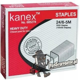 Zszywki 24/6-5M KANEX NO.24/6-5M