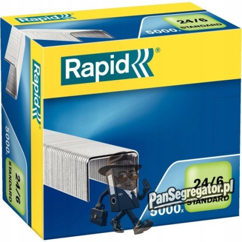 Zszywki 24/6 Standard (5000sz.) 24859800 RAPID