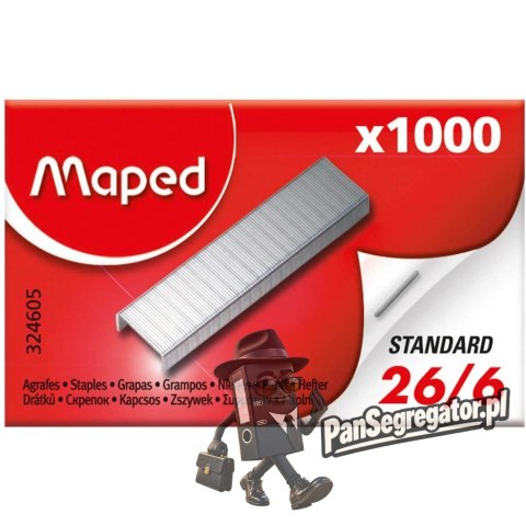 Zszywki 26/6 1000szt. MAPED 324605