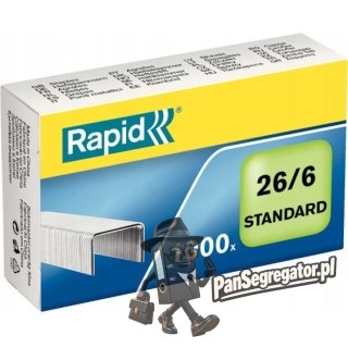 Zszywki 26/6 Standard (1000szt) 24861300 RAPID