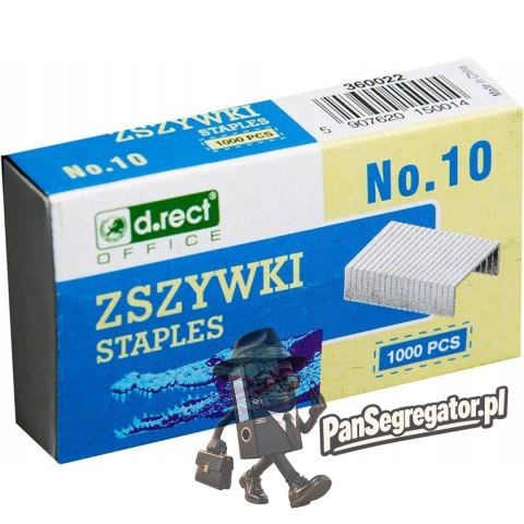 Zszywki D.RECT No10 (1000) 360022 LEVIATAN