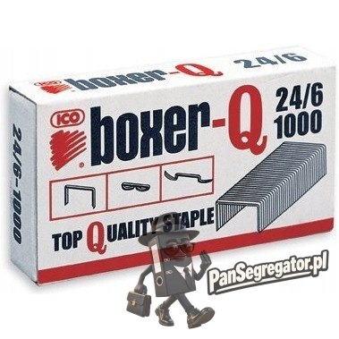 Zszywki SAX 24/6-1000 galwanizowane BOXER SAXB24/6