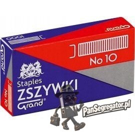 Zszywki nr 10 GRAND 10 paczek x 1000sztuk 110-1389