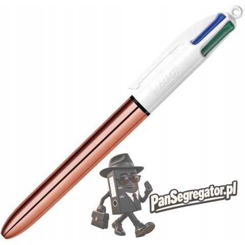 Długopis 4 COLOURS ROSE GOLD BIC 951737