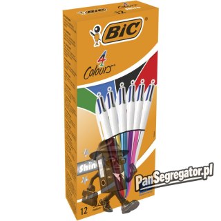 Długopis 4 COLOURS mix SHINE (12szt.) 964775 BIC