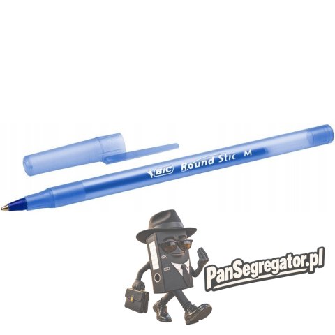 Długopis BIC ROUND STIC CLASSIC niebieski ekonomiczny do codziennego użytku 921403