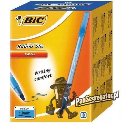 Długopis BIC ROUND STIC CLASSIC niebieski ekonomiczny do codziennego użytku 921403