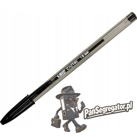 Długopis CRISTAL LARGE czarny 1.6mm 880648 BIC