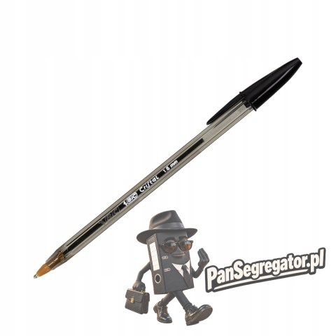 Długopis CRISTAL LARGE czarny 1.6mm 880648 BIC