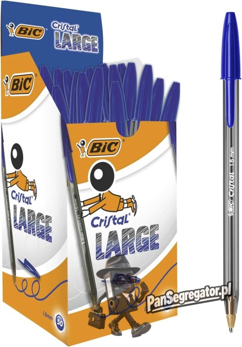 Długopis CRISTAL LARGE niebieski 1.6mm 880656 BIC