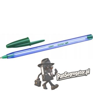 Długopis CRISTAL SOFT zielony 9212191 BIC