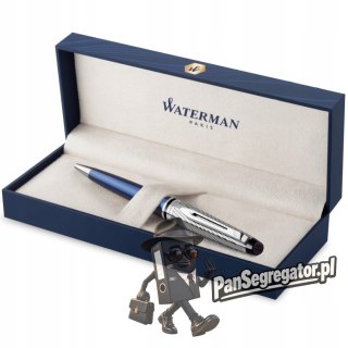 Długopis EXPERT DELUX Metalic niebieski CT WATERMAN 2187683