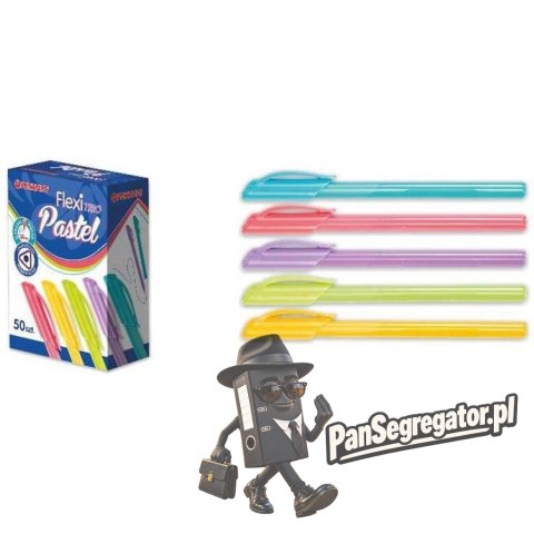 Długopis FLEXI Trio Pastel niebieski TT7893 TADEO