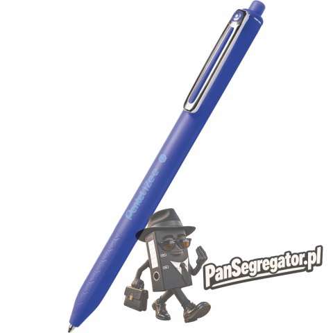 Długopis IZEE 0.7 niebieski BX467C PENTEL z tuszem low viscosity