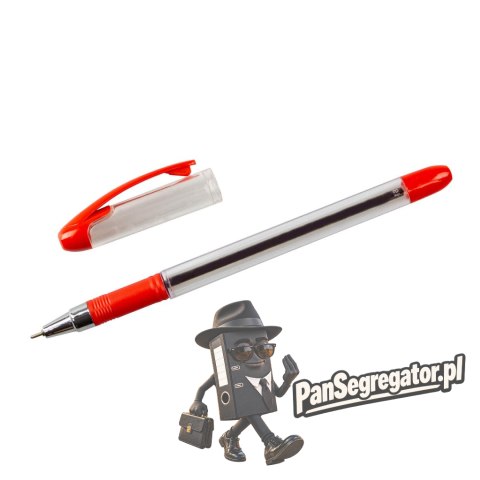Długopis Max Writer SEMI GEL czerwony 79040 TODAYS