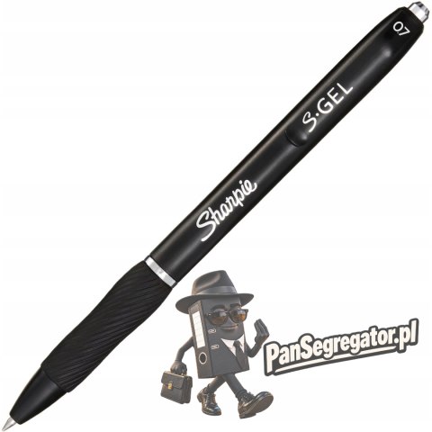Długopis S-GEL 0,7mm czarny 2136595/2229108 SHARPIE