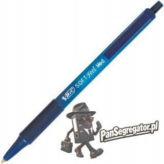 Długopis SOFTFEEL CLIC Grip 1mm niebieski 837398 BIC